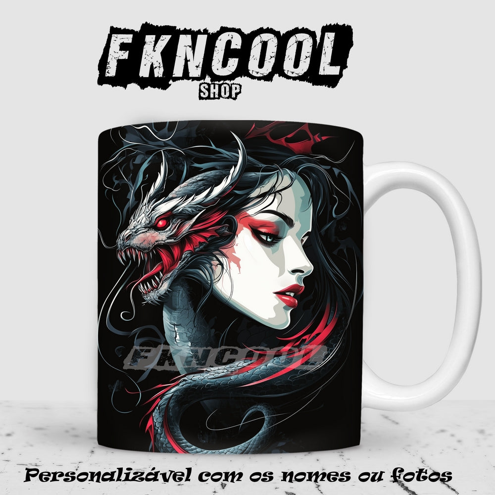 Caneca Dragon Lady 7
