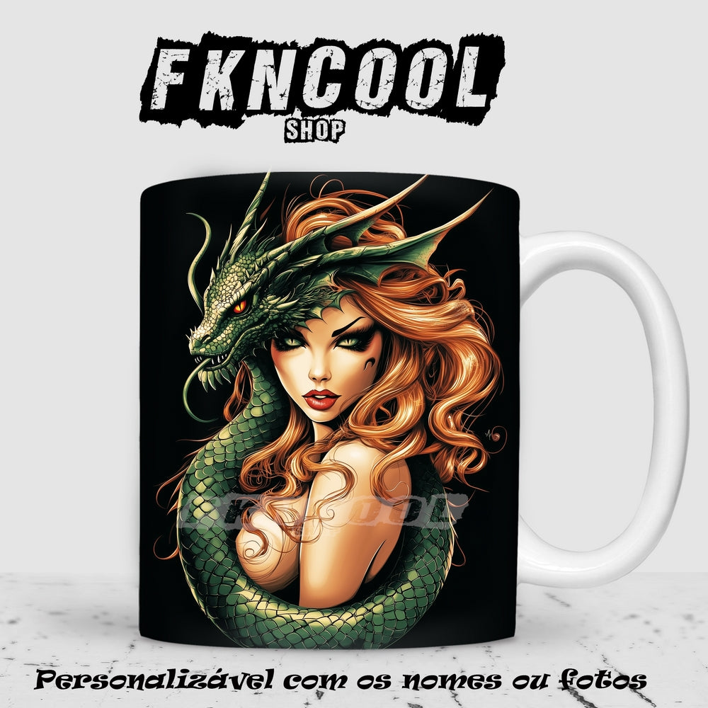 Caneca Dragon Lady 18