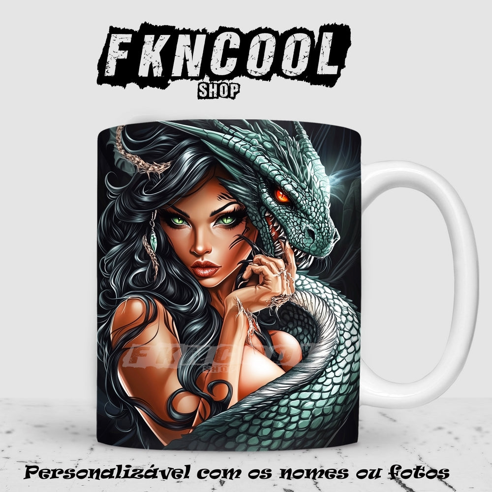Caneca Dragon Lady 19
