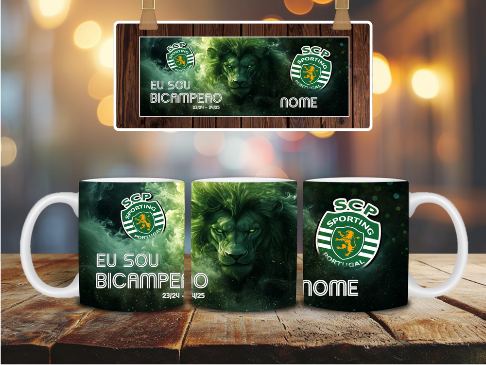 Caneca Sporting Bicampeao