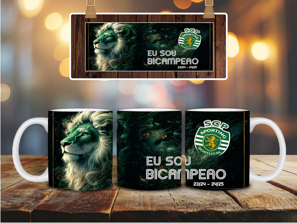 Caneca Sporting BICAMPEAO 1