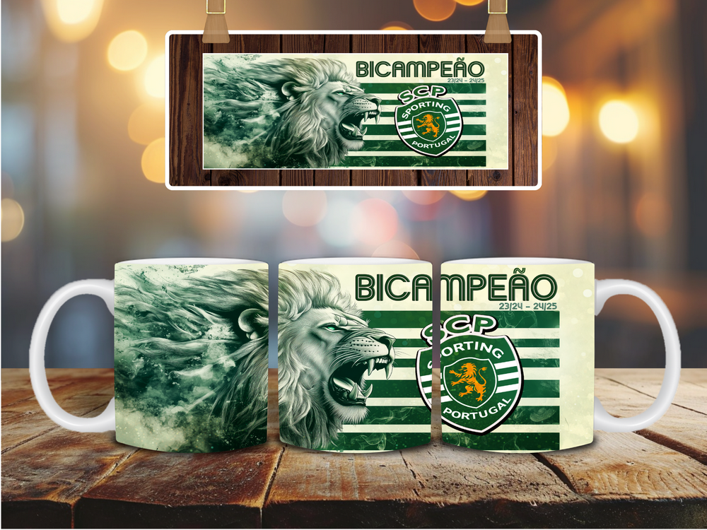 Caneca Sporting BICAMPEAO 5