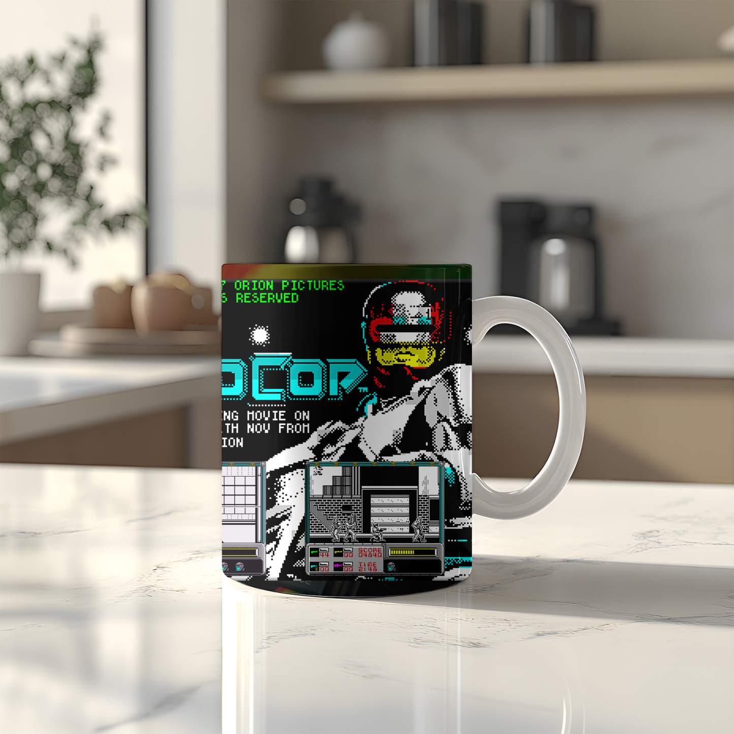 Retro Zx Spectrum Robocop Mug