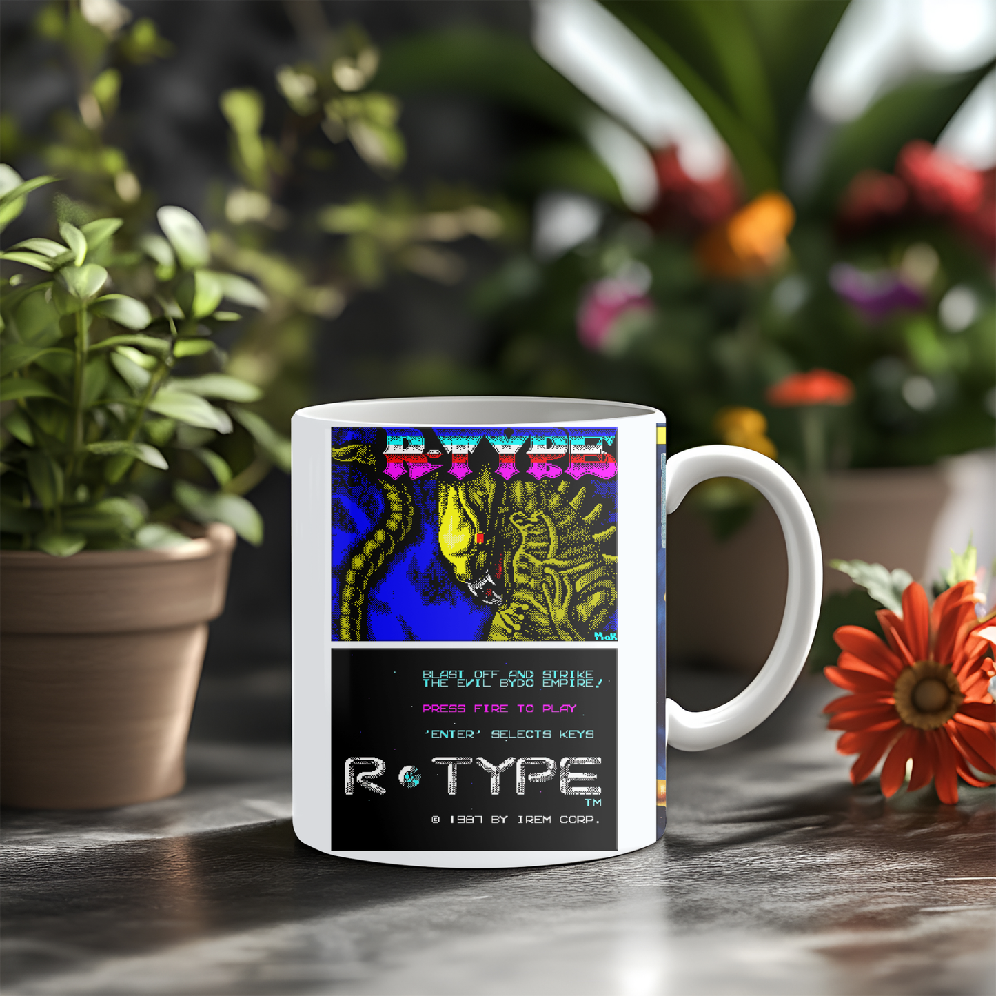 R-Type Game Mug