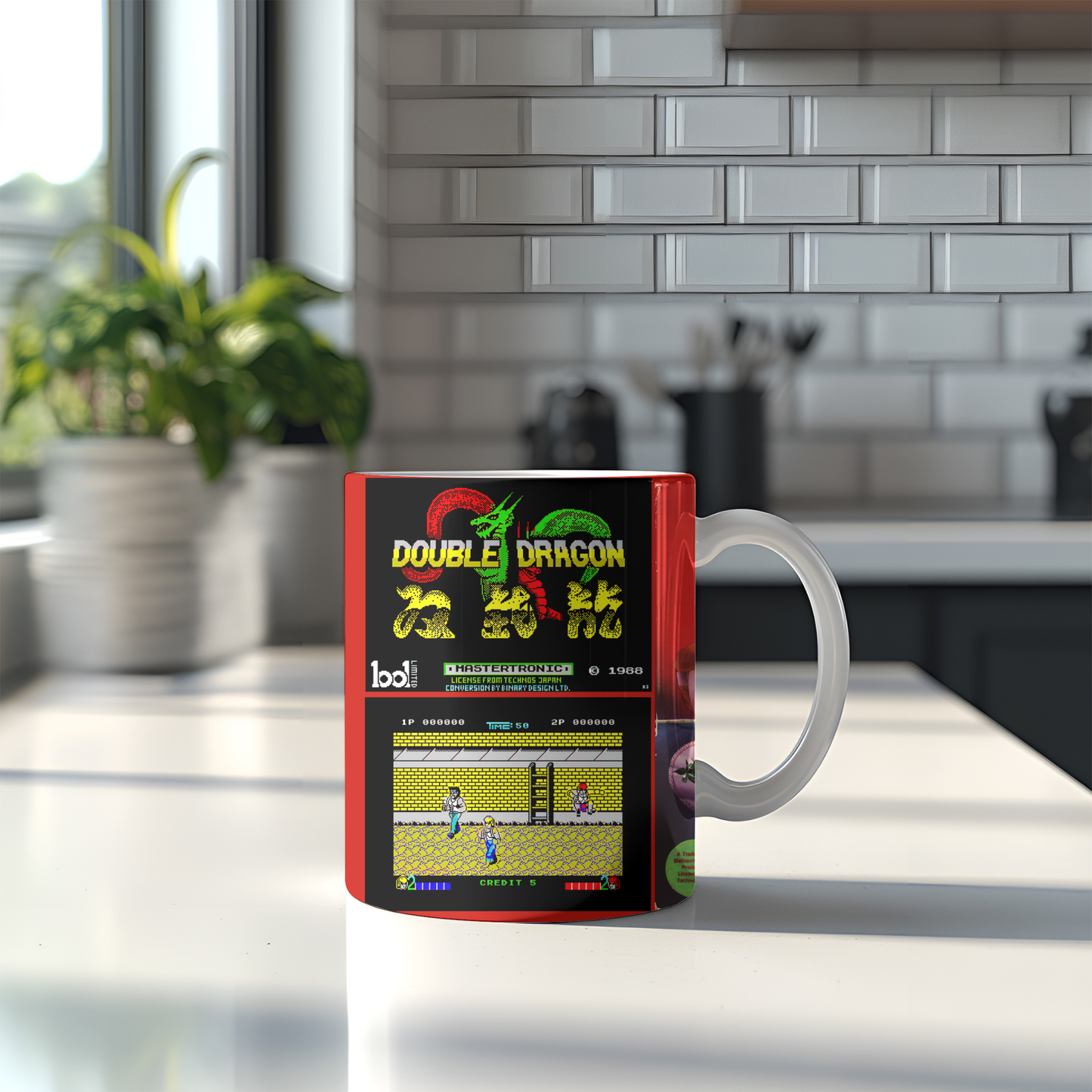 Double Dragon Game Mug