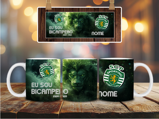 Caneca Sporting Bicampeao
